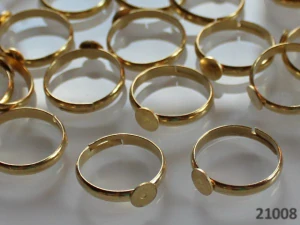 Prstýnkový základ 17/6mm ZLATÁ