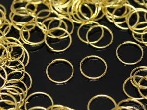 Kroužky jednoduché 10mm ZLATÁ