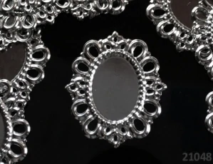 Bižuterní lůžko 44mm PLATINOVÁ