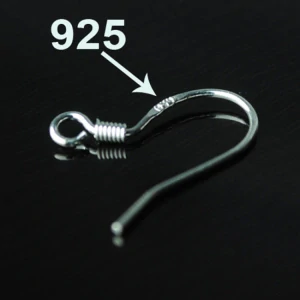 Afroháčky 14/9mm STŘÍBRNÁ