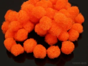 Bambulky 20mm ORANŽOVÁ