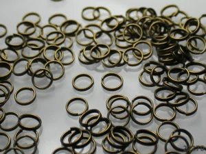Spojovací kroužky dvojité 8/0.6mm BRONZOVÁ