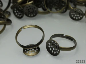 Prstýnkový základ 12mm BRONZOVÁ