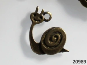 Šnek 21/14mm BRONZOVÁ