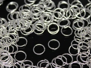 Kroužky jednoduché 7/0.7mm STŘÍBRNÁ