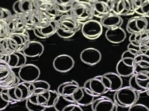Kroužky jednoduché 12/1.2mm STŘÍBRNÁ