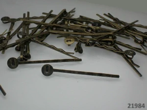 Vlasová spona s lůžkem 8mm BRONZOVÁ