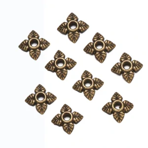 Kaplíky čtvercové 6/6mm BRONZOVÁ