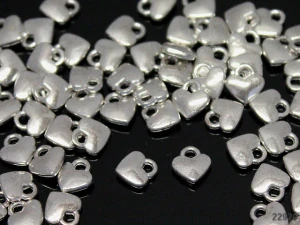 Srdce 8/7/2.5mm STŘÍBRNÁ