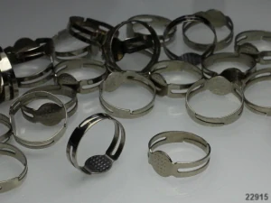 Prstýnkový základ 17/8mm PLATINOVÁ