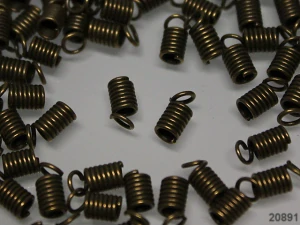 Bižuterní pružinka 8/4mm BRONZOVÁ