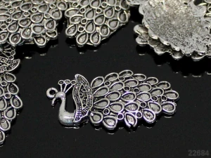 Páv 23/44mm STŘÍBRNÁ