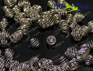 Spirála na korálky 9mm PLATINOVÁ