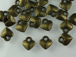 Srdce 8/7/2.5mm BRONZOVÁ