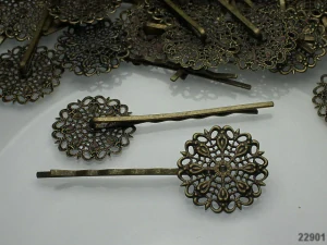 Kovová sponka 32/22/2mm BRONZOVÁ