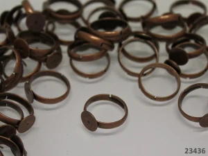 Prstýnkový základ 14/3mm MĚDĚNÁ