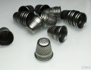 Náprstek kovový 19/18mm STŘÍBRNÁ