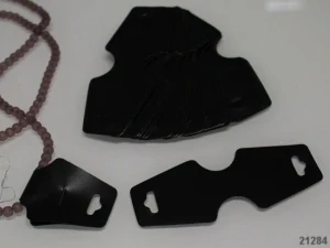 Bižuterní karta 125/45mm ČERNÁ 