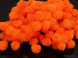 Bambulky 13mm ORANŽOVÁ
