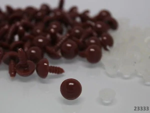 Bezpečnostní oči 10mm HMĚDÁ
