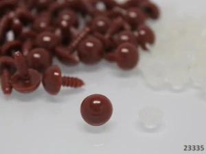 Bezpečnostní oči 6mm HNĚDÁ