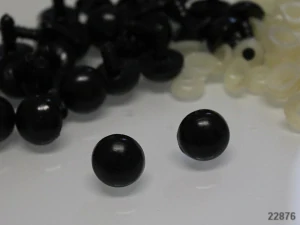 Bezpečnostní oči 15mm ČERNÁ