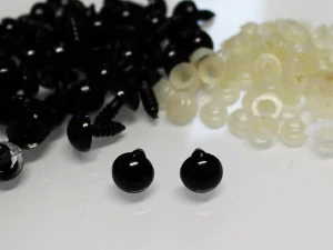 Bezpečnostní oči 12mm ČERNÁ