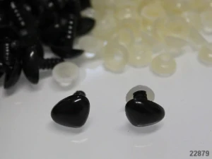 Bezpečnostní čumáčky 15mm ČERNÁ