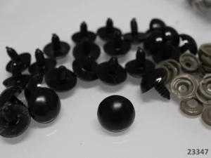 Bezpečnostní oči 19mm ČERNÁ