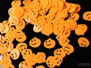 Flitry sypané halloween 11/10mm ORANŽOVÁ