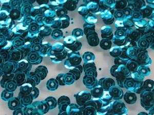 Flitry sypané 7mm TYRKYSOVÁ