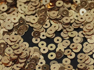 Flitry sypané 4mm ZLATÁ