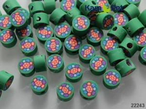 Kolečka 8/5mm  ZELENÁ