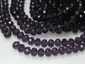 Rondelky 6/4mm FIALOVÁ