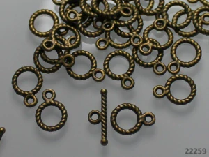 Americké zapínání 11/9mm BRONZOVÁ