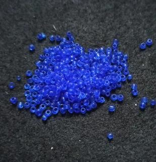 Rokajl kulatý 12/0 MODRÝ NIVEA ČIRÝ