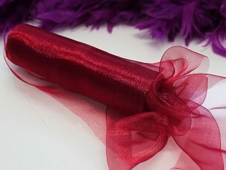 Organza 36 cm BORDÓ