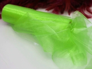 Organza 36 cm ZELENÁ LIMETKA