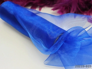 Organza 36 cm MODRÁ NIVEA