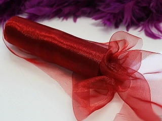 Organza 16 cm ČERVENÁ