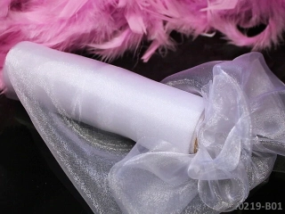 Organza 16 cm BÍLÁ