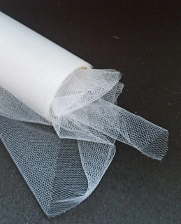 Dekorační tyl BÍLÝ 15cm