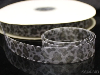 Organzová stuha "jaguár" BÍLÁ 20mm