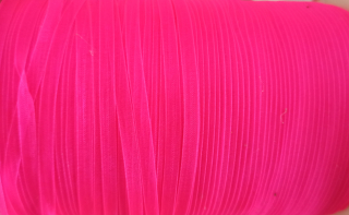 Organzová stuha RŮŽOVÁ NEON 3mm