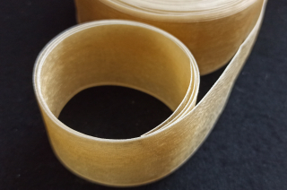 Organzová stuha ZLATÁ 38mm