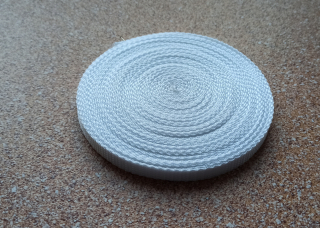 Popruh polypropylenový BÍLÝ 10mm