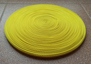 Popruh polypropylenový ŽLUTÝ CITRONOVÝ 10mm