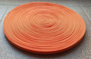Popruh polypropylenový ORANŽOVÝ 10mm
