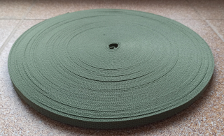 Popruh polypropylenový KHAKI 10mm
