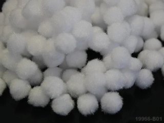 Bambulky 13mm BÍLÁ